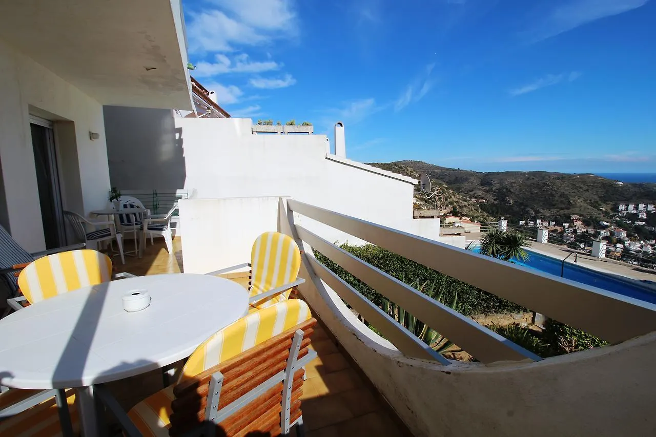 Dulce Vida 1, Apartamento Con Piscina Comunitaria, Vistas Al Mar Y Wifi Appartement Roses Spanje